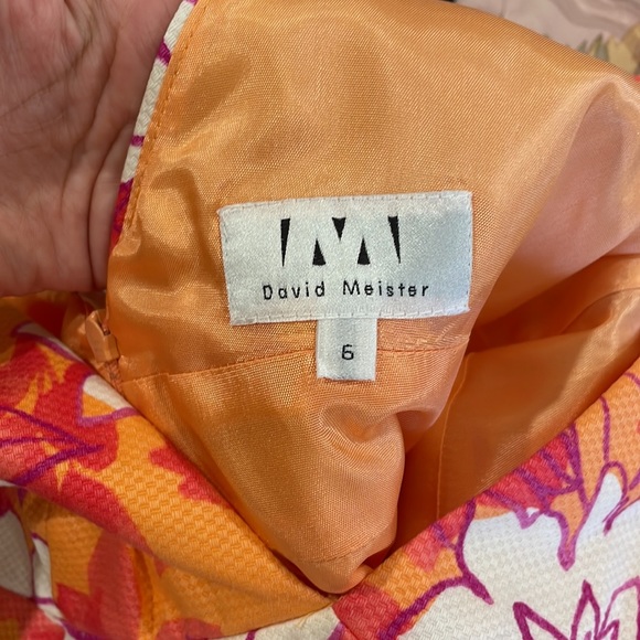 NWT David Meister Dress Size 6 - Picture 5 of 6